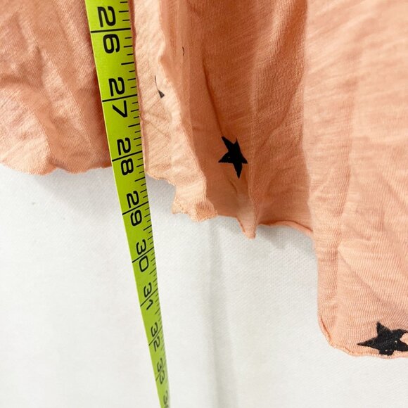 Intimately Free People Throw & Go Star Print Long Sleeve High Low Top Size Small - Picture 6 of 6